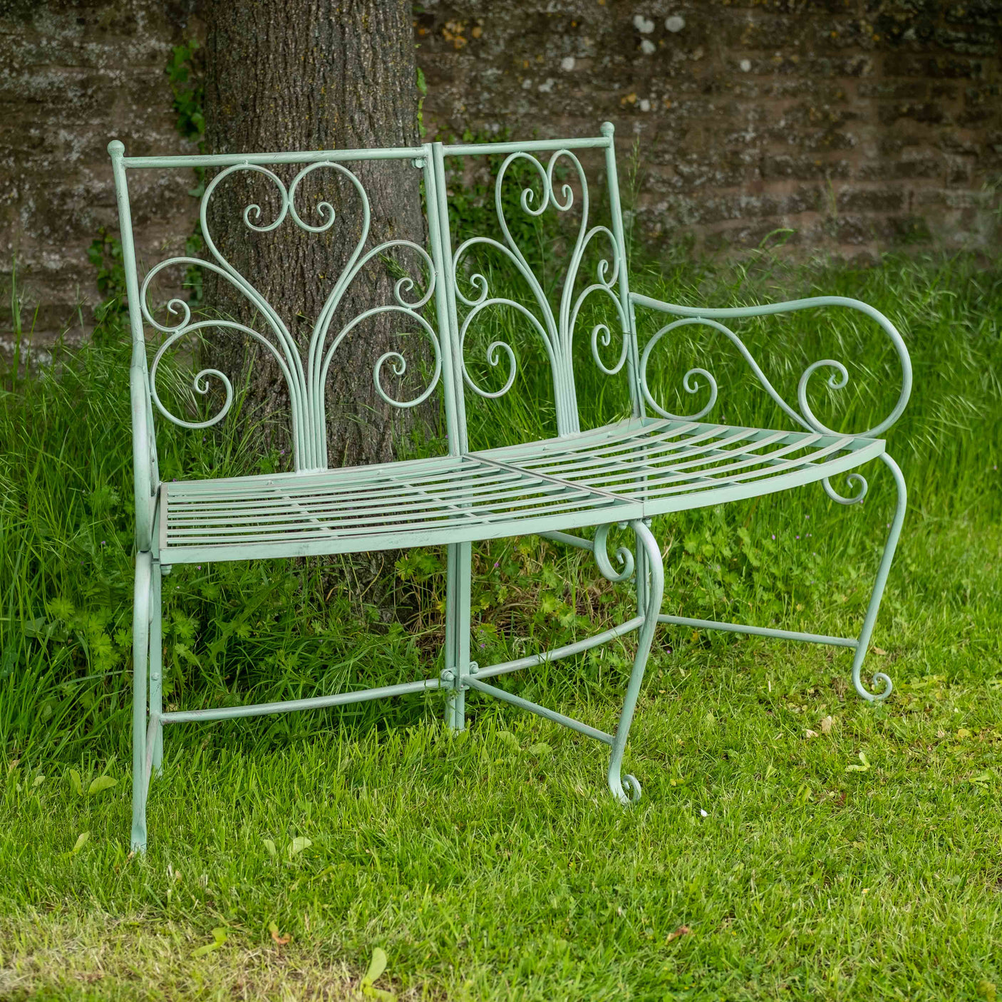 Curved Bench - Green