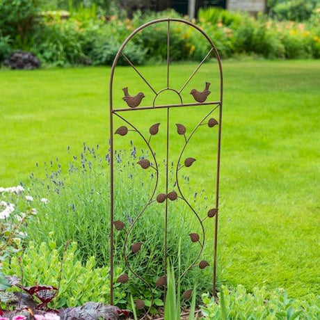 Bird Leaf Trellis Pack of Three 1.2m Brown Rust - Frankton's