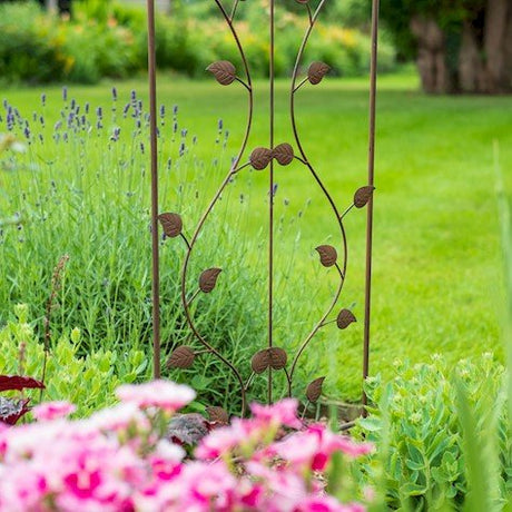 Bird Leaf Trellis Pack of Three 1.2m Brown Rust - Frankton's