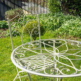 Cheltenham 3 - piece Bistro Set with Glass in cream - Frankton's