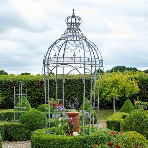 Crown Gazebo in Grey Blue Stone - Frankton's