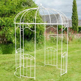 Fleur - de - Lys Round Gazebo Cream Gold - Frankton's