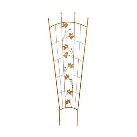 Flower Trellis Fan Pack of Four Rusty - Frankton's