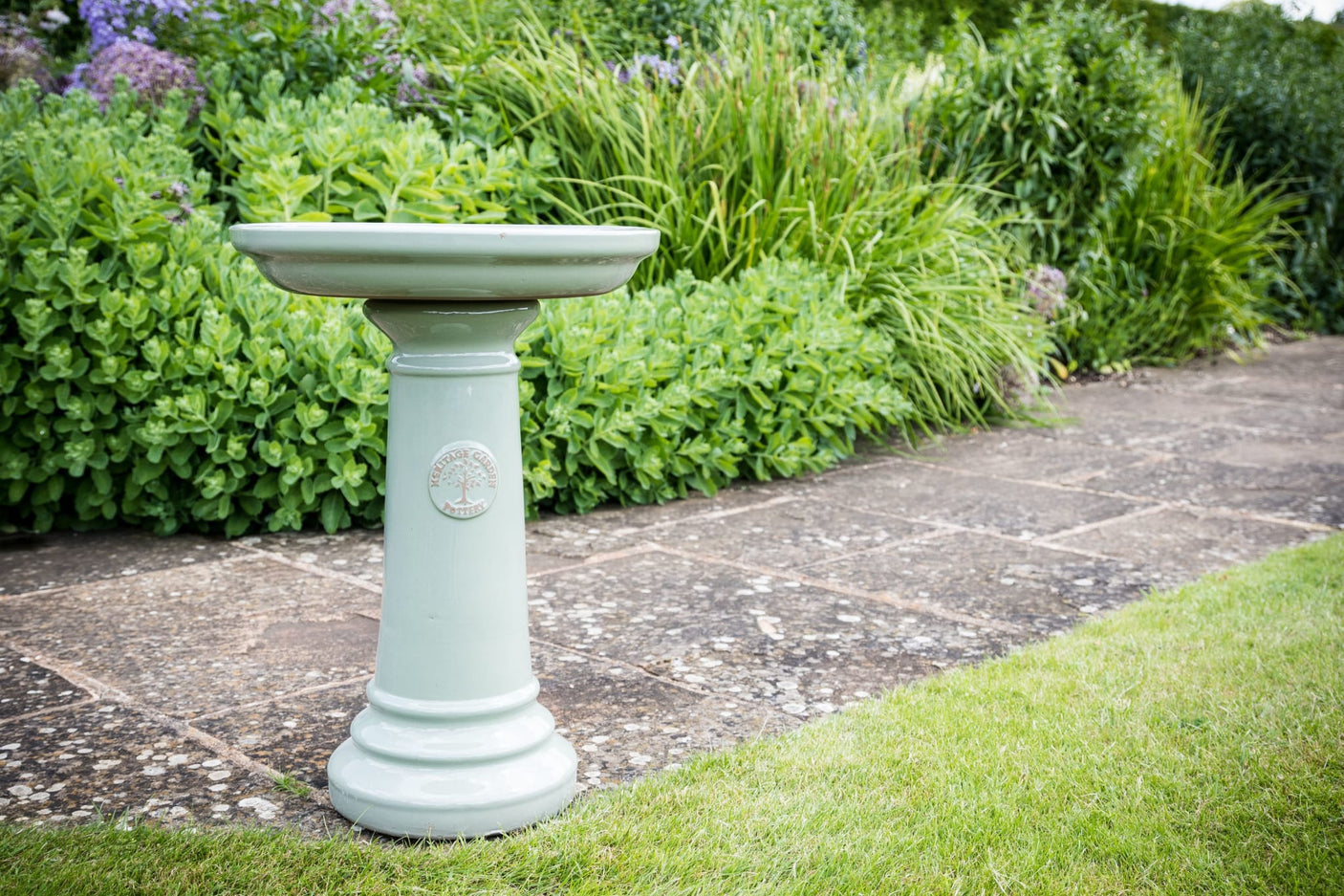 Green Heritage Bird Bath Large - Frankton's