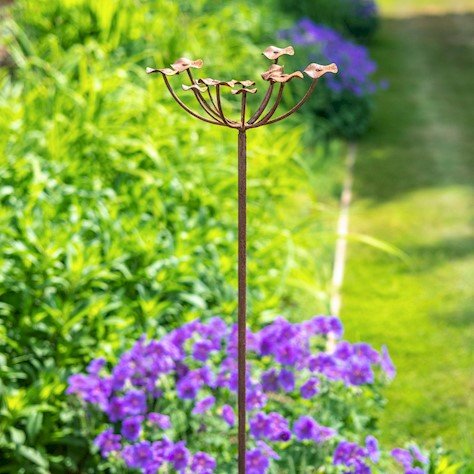 Large Flower Stake - Rusty - Frankton's