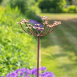 Large Flower Stake - Rusty - Frankton's