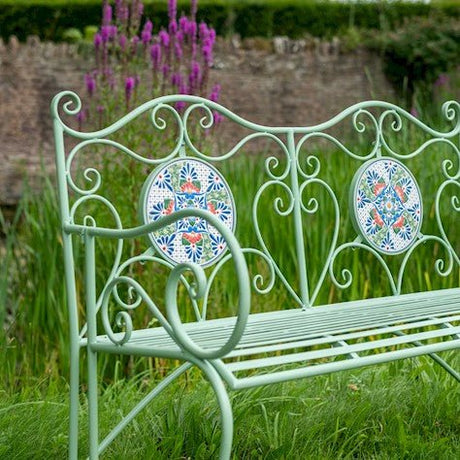 Mosaic Bench in Green - Frankton's