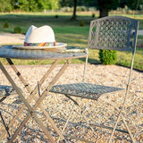 National Trust 3 - piece Oak Leaf Bistro Set in Brown Sage - Frankton's