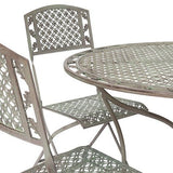 National Trust 5 - piece Oak Leaf Bistro Set in Brown Sage - Frankton's