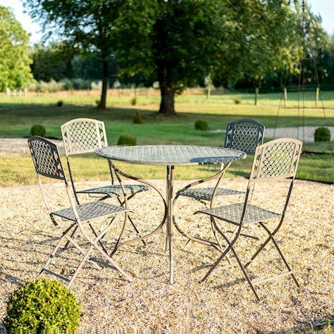 National Trust 5 - piece Oak Leaf Bistro Set in Brown Sage - Frankton's