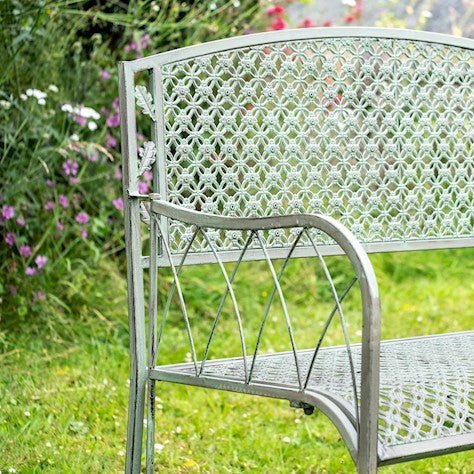 National Trust Oak Leaf Bench in Sage Brown - Frankton's