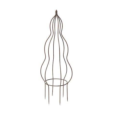 Pot Obelisk (Set of Two) 1m in Dark Brown - Frankton's