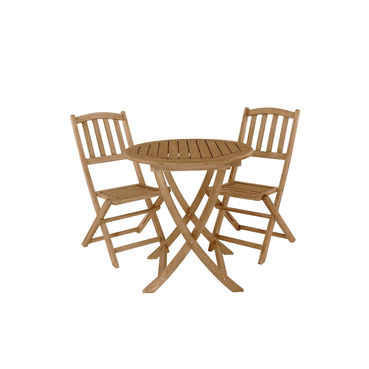 Somerset 2 Seat Bistro Set - Teak Finish - Frankton's