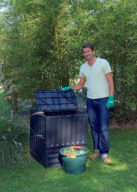 400 litre ECO KING Compost Bin - Black - Frankton's