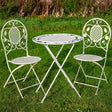 Chloe 3 Piece Bistro Set - Cream - Frankton's