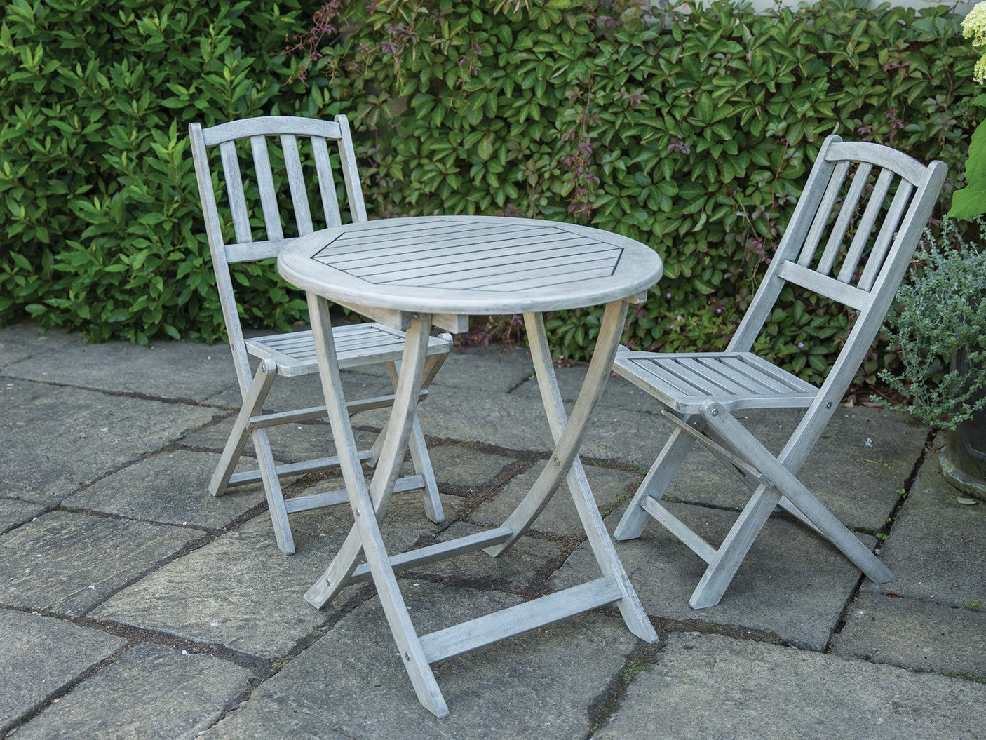 Dorset 2 Seat Bistro Set - Grey - Frankton's