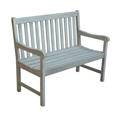 Dorset 2 Seater Bench - Grey - Frankton's