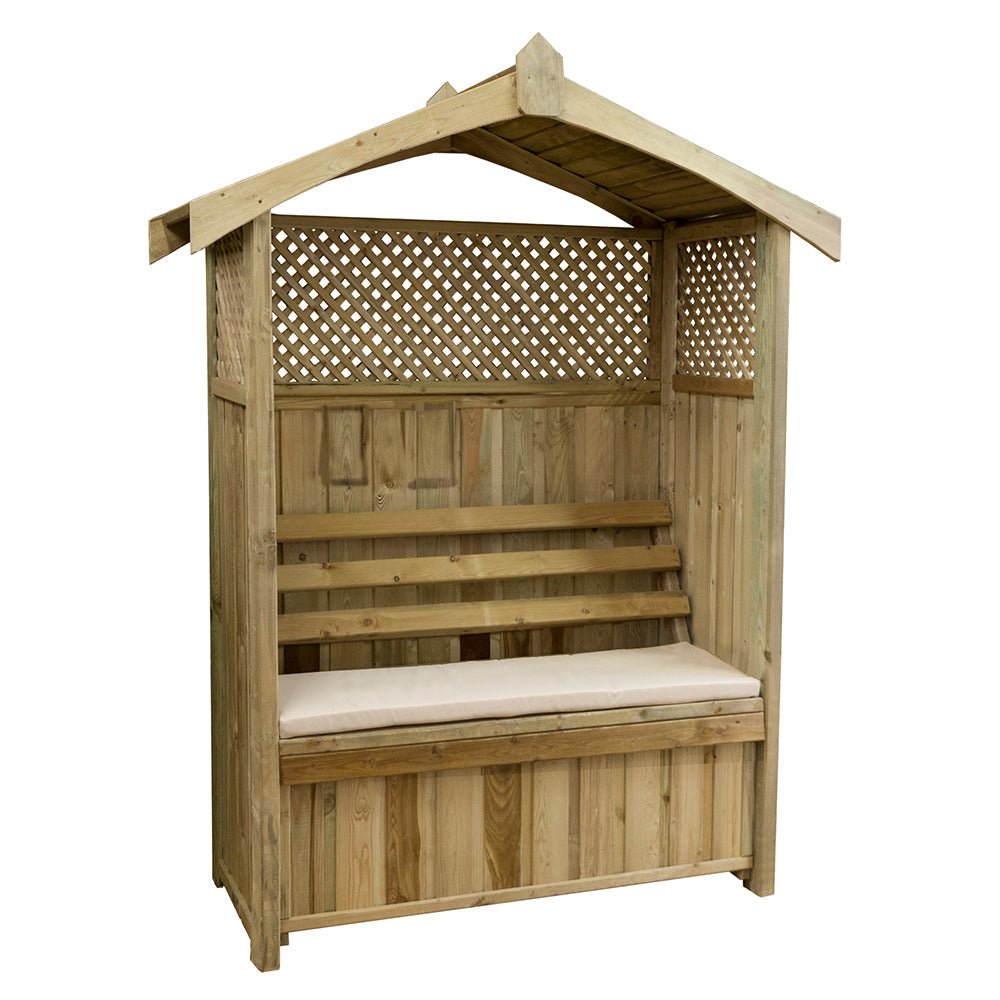 Dorset Arbour With Storage Box - Frankton's