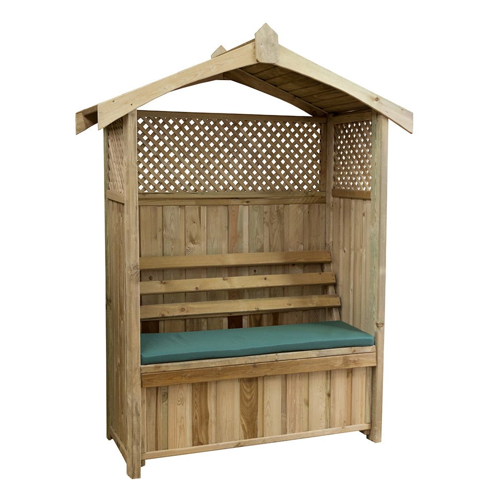 Dorset Arbour With Storage Box - Frankton's