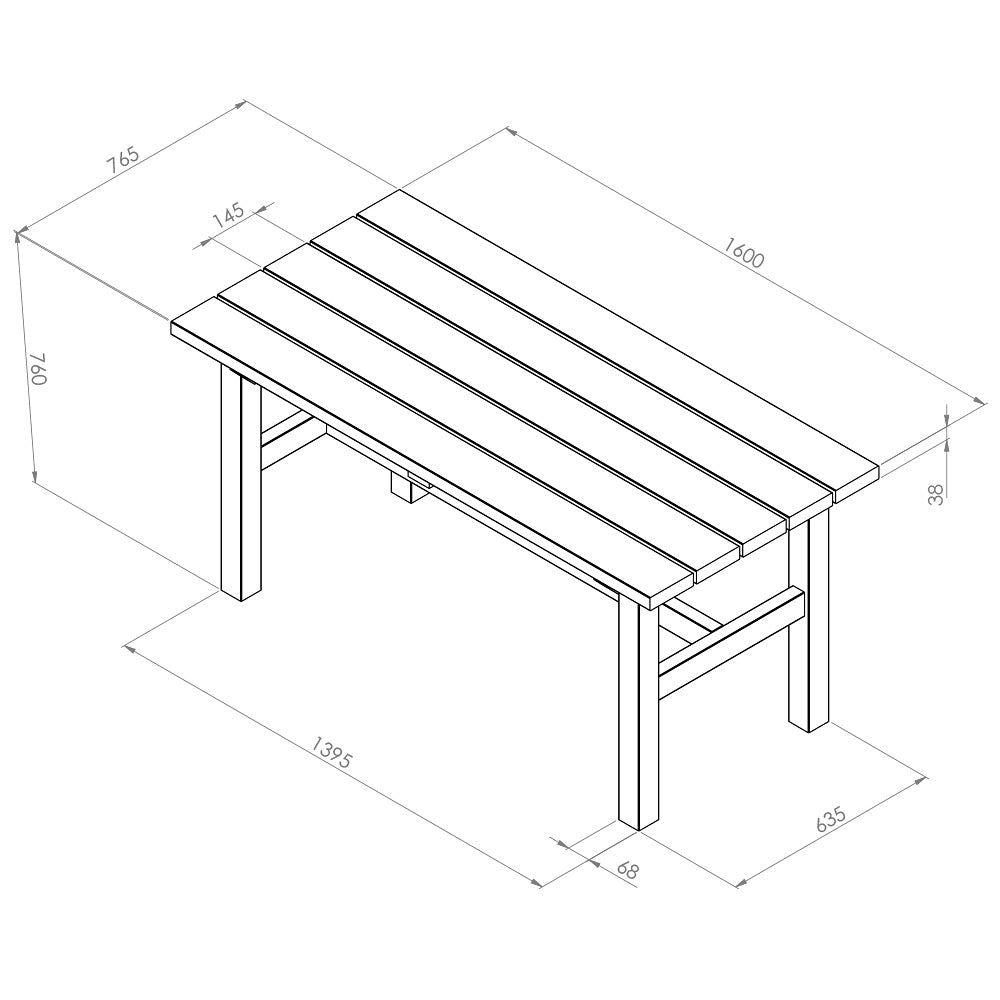 Emily Table & Twin Bench Dining Set - Frankton's