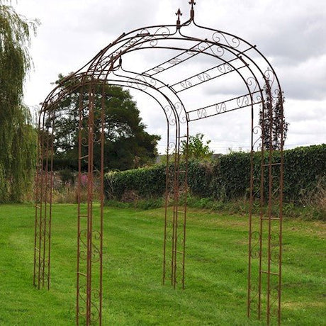 Fleur-de-lys Arch Tunnel - Rusty Iron - Frankton's