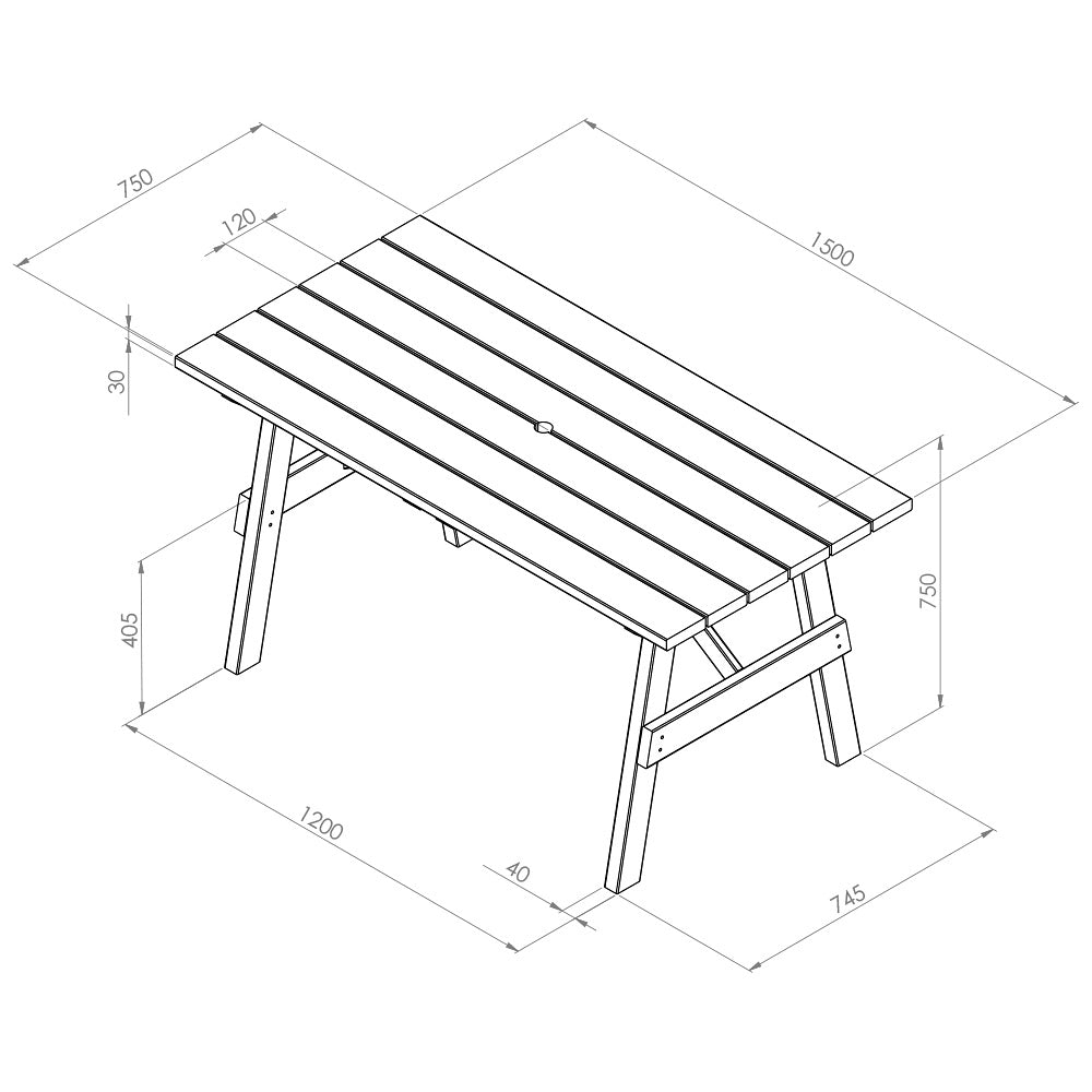 Freya Rectangle Table - Frankton's