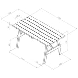 Freya Rectangle Table - Frankton's