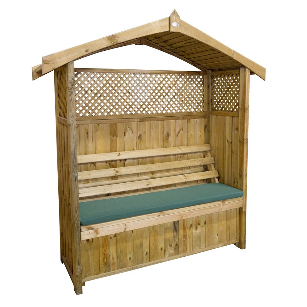 Hampshire Arbour With Storage Box - Frankton's