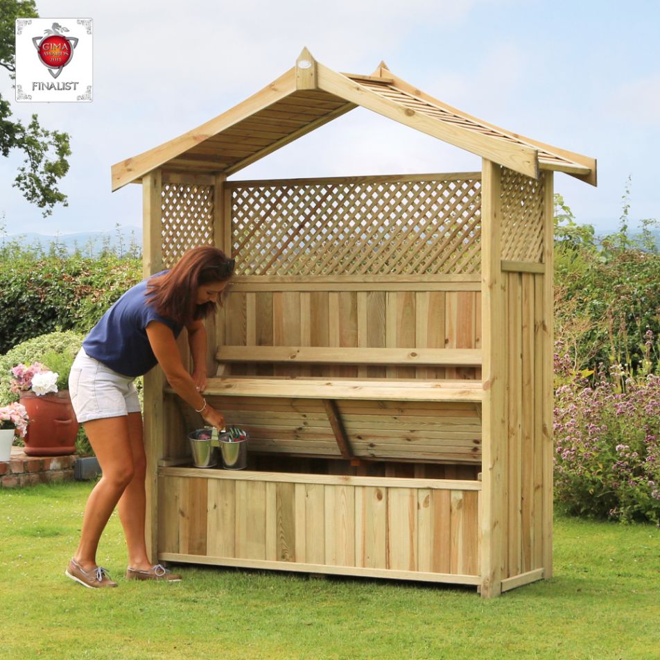 Hampshire Arbour With Storage Box - Frankton's