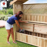 Hampshire Arbour With Storage Box - Frankton's