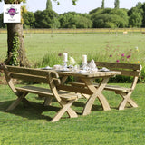 Harriet Table & Twin Bench Set - Frankton's