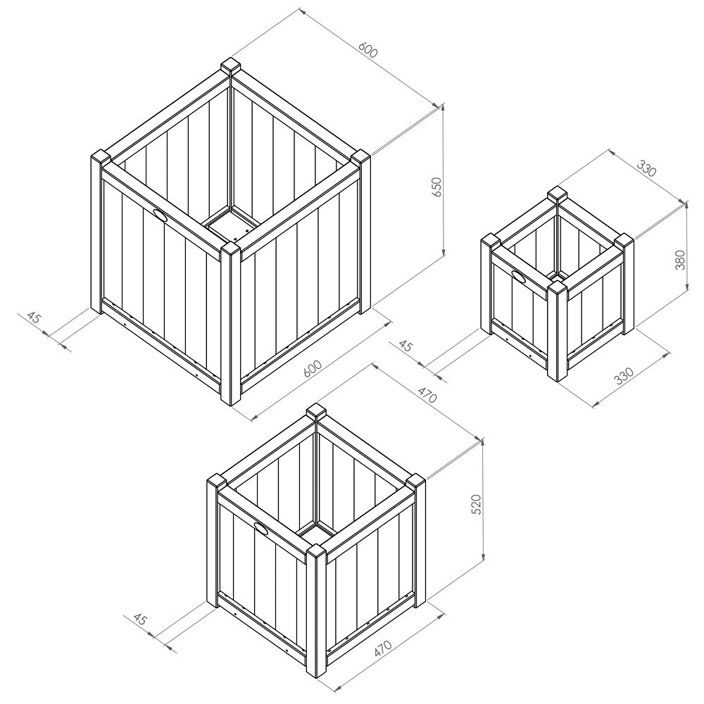 Holywell Planter Set - Frankton's