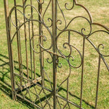 Marlborough Arch with Gates - Antique Green Rust - Frankton's