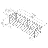 Narrow Sleeper Raised Bed - Frankton's