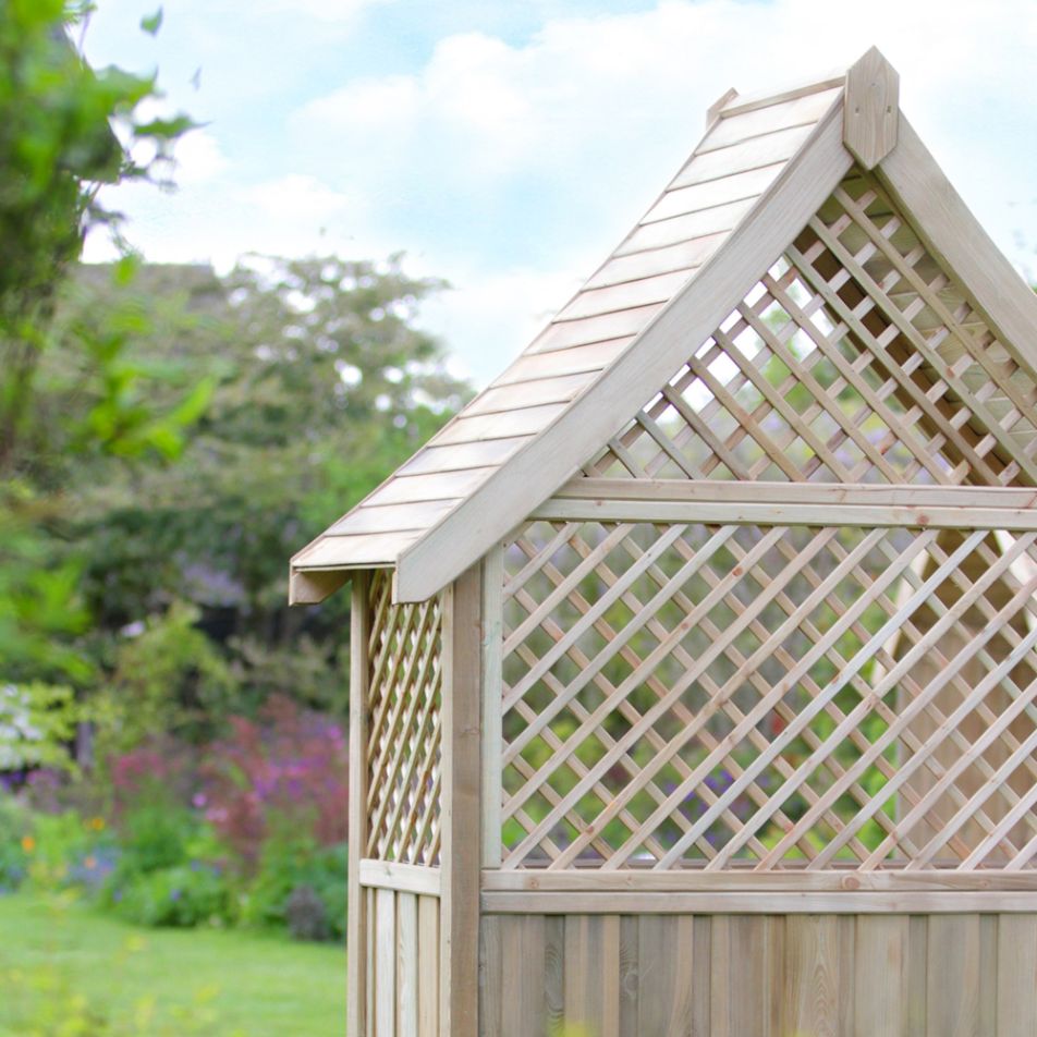 Norfolk Arbour With Storage Box - Frankton's