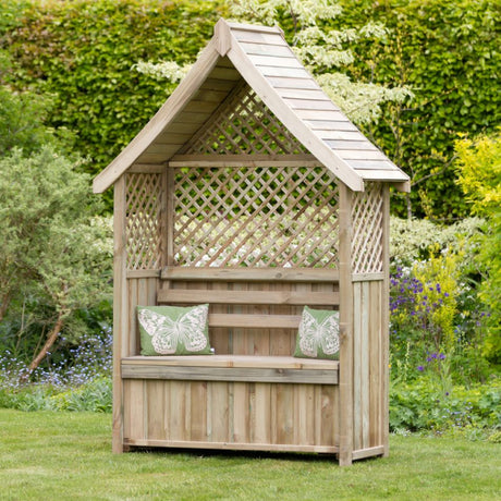 Norfolk Arbour With Storage Box - Frankton's