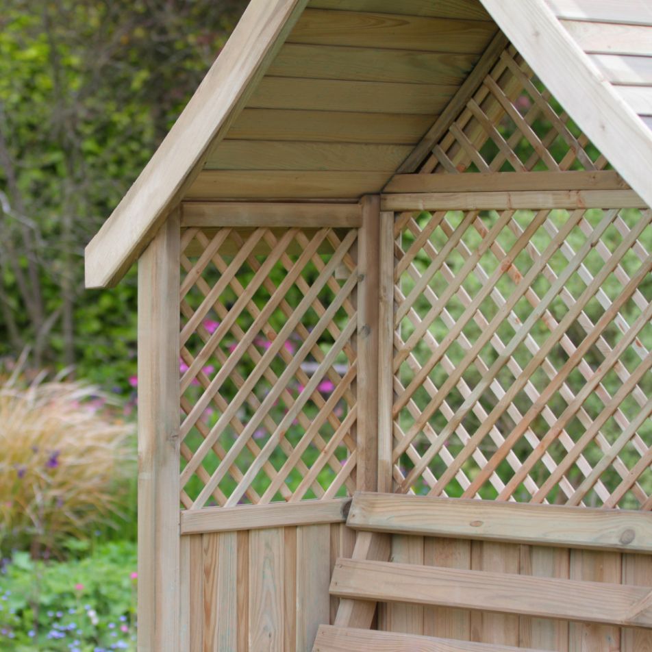 Norfolk Arbour With Storage Box - Frankton's