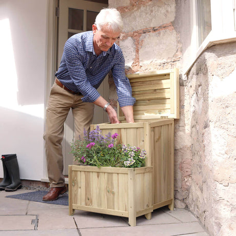 Parcel Store With Planter - Frankton's