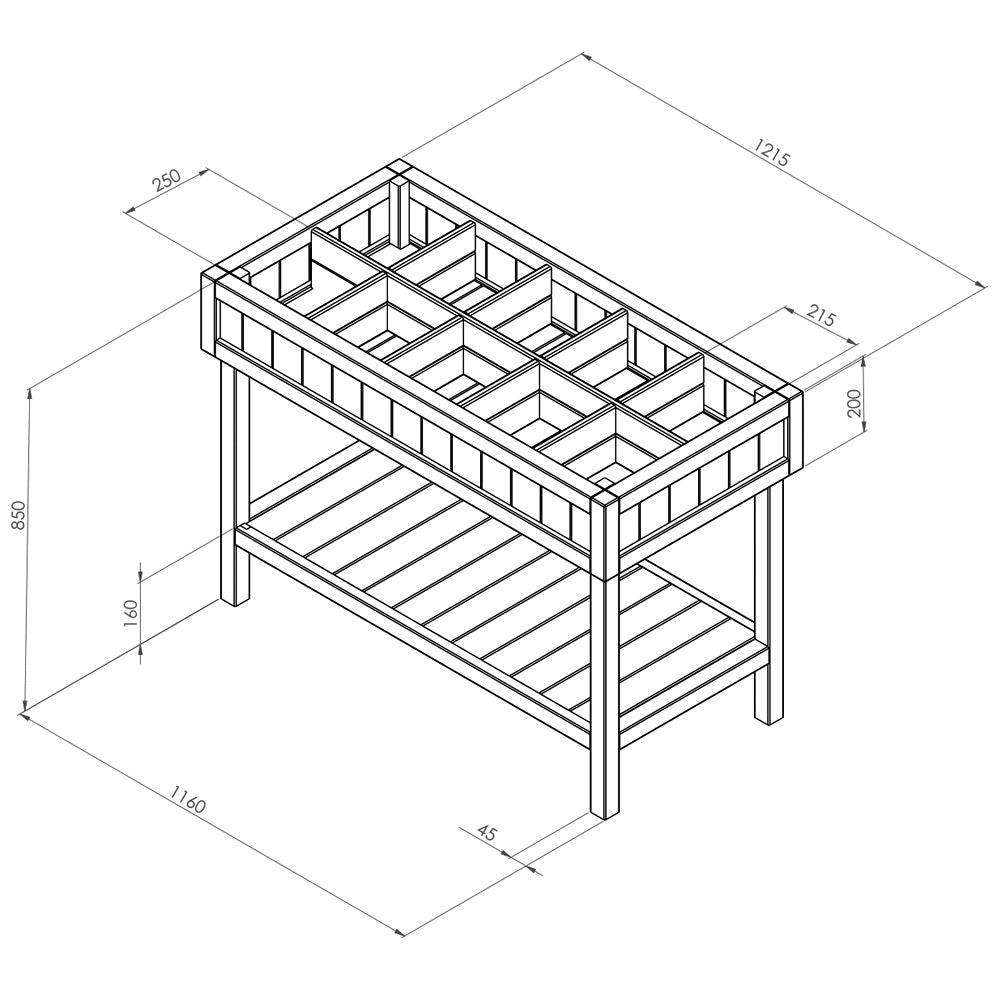 Raised Herb Planter - Frankton's