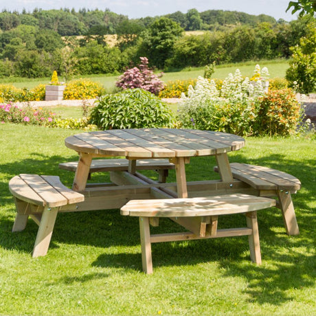 Rose Round Picnic Table - Frankton's