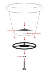 Single Stem Tuteur Pot Clamp Kit - Frankton's