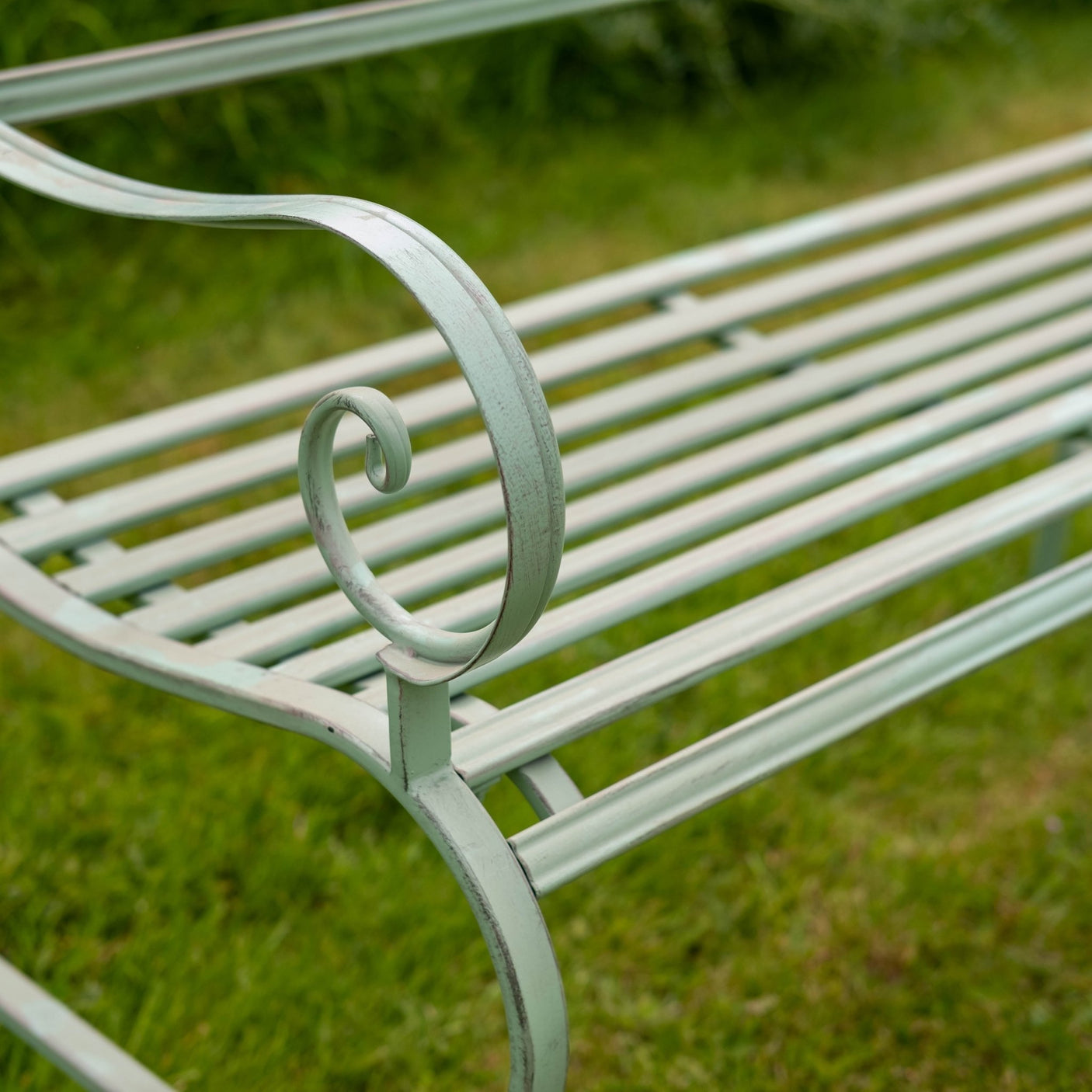 Slatted Bench - Green - Frankton's