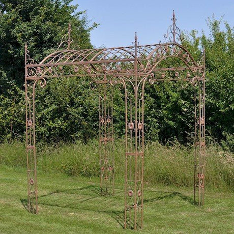 Square Pavilion with Leaves - Rusty - Frankton's