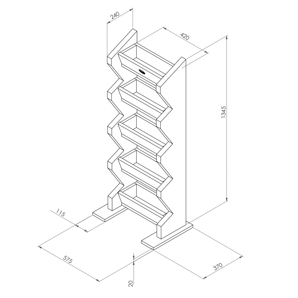 Tall Vertical Herb Stand - Frankton's