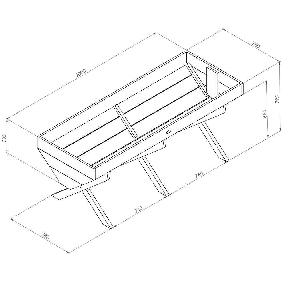 Veg Bed 2M - Frankton's