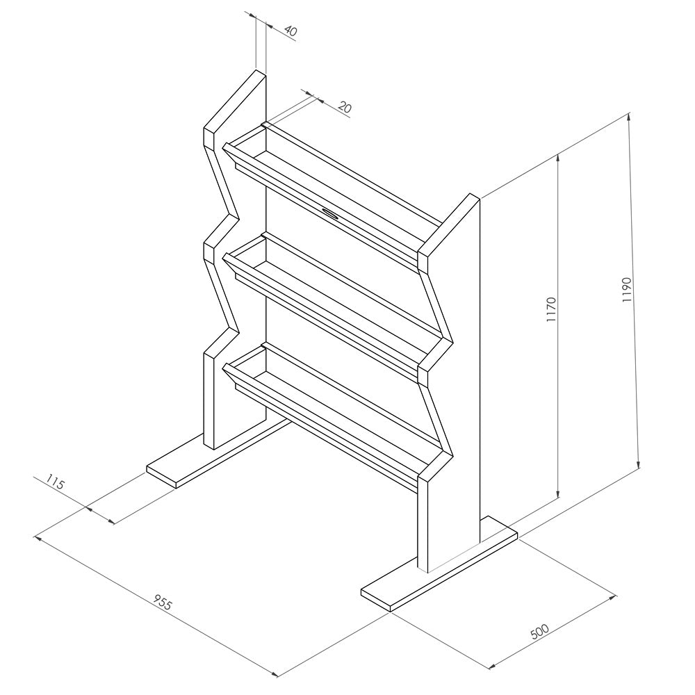 Vertical Herb Stand - Frankton's