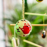 Watering Can Papier Mache Bauble - Frankton's