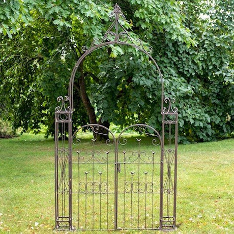 Woodland Gates with Arch - Rusty - Frankton's